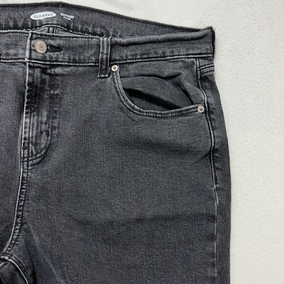 Old Navy Boyfriend Women's 14 Mid Rise Jeans Gray Denim 26" Inseam - Picture 3 of 16